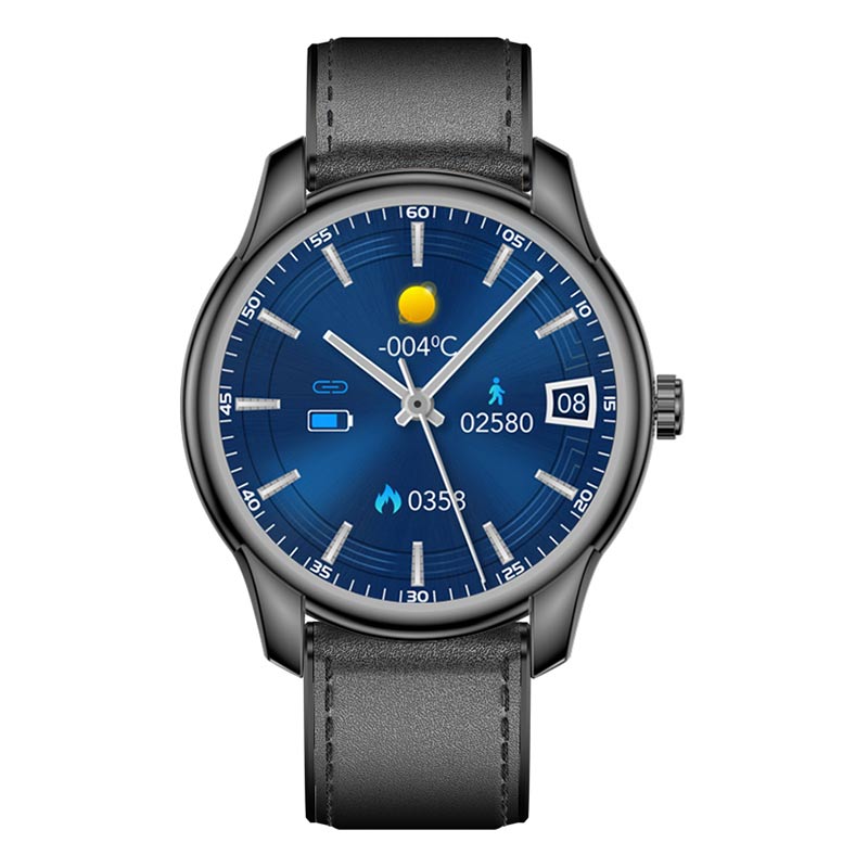 1.3寸彩屏心率睡眠监测运动计步男士商务智能手环手表W9_1