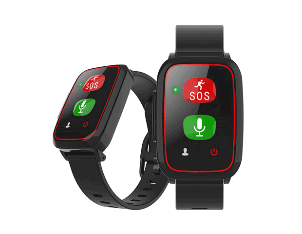 监测心率血压体温健康4G智能定位电话手环SOS一键呼救老人防水电话手环H07