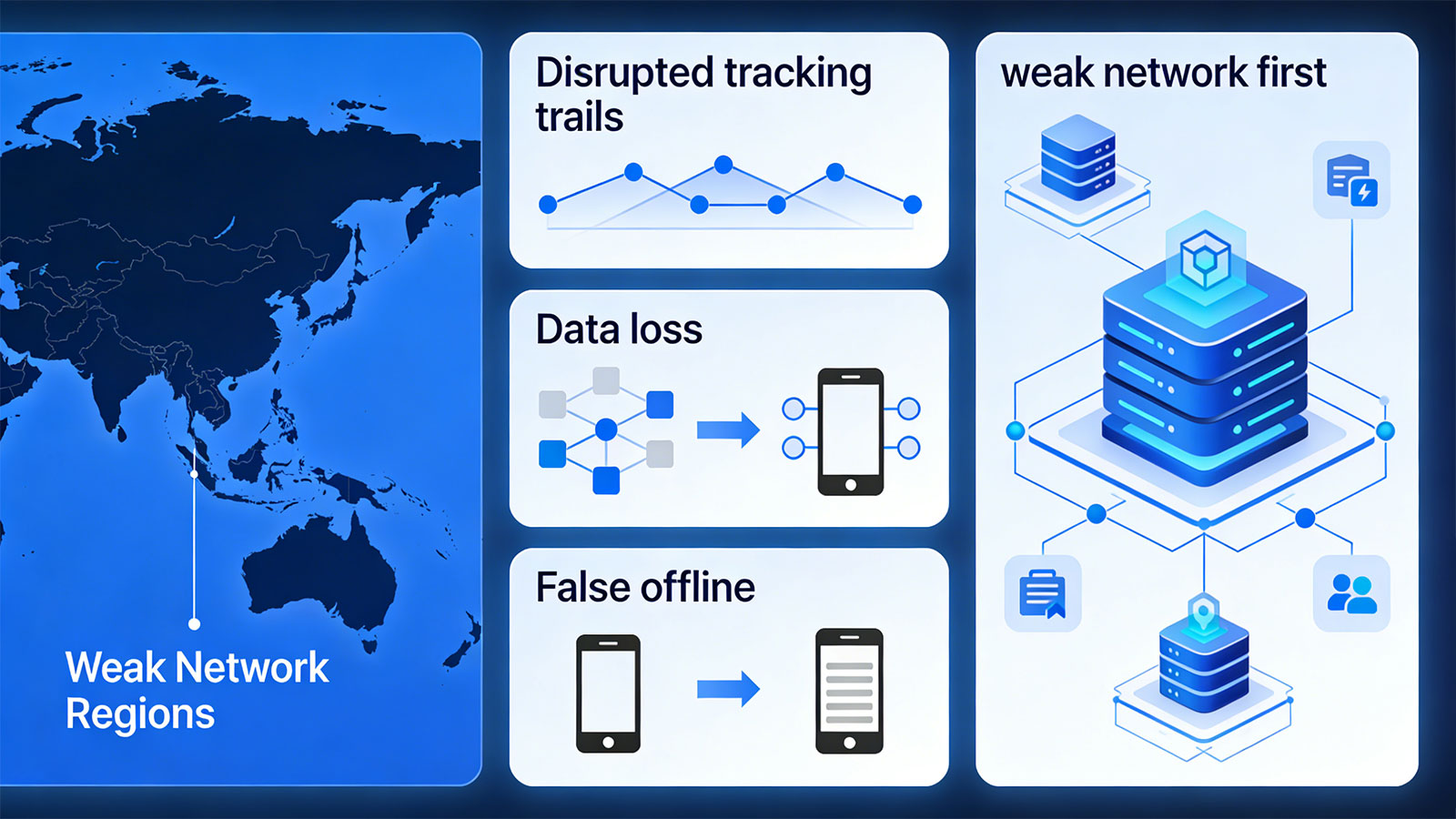 Inadequate Handling of Weak Network Environments