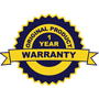 One year warranty