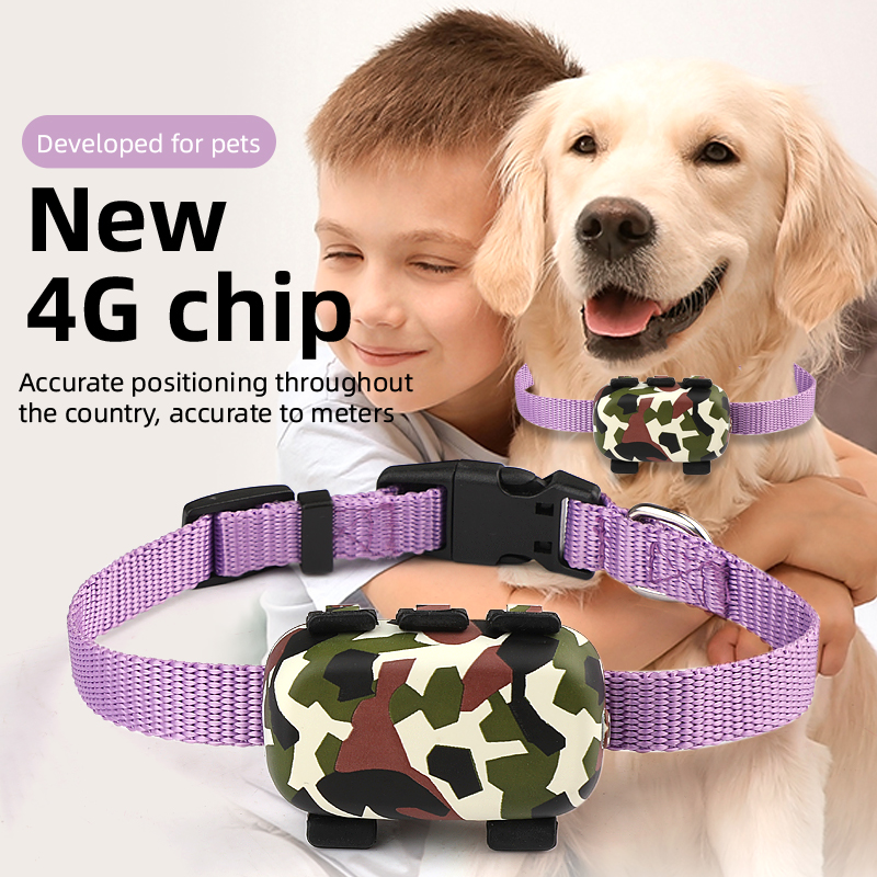 4G Mini GPS Pet Tracker for Dogs & Cats | Mini Real-Time Location Finder | 1,500mAh Battery 15 Days Standby Pet Collar A20_4
