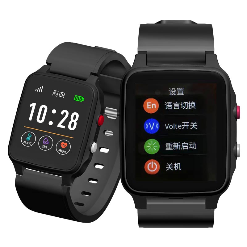 4G whole network high-definition call heart rate and blood oxygen monitoring SOS one-key distress two-way call AI intelligent positioning waterproof smartwatch H12_1