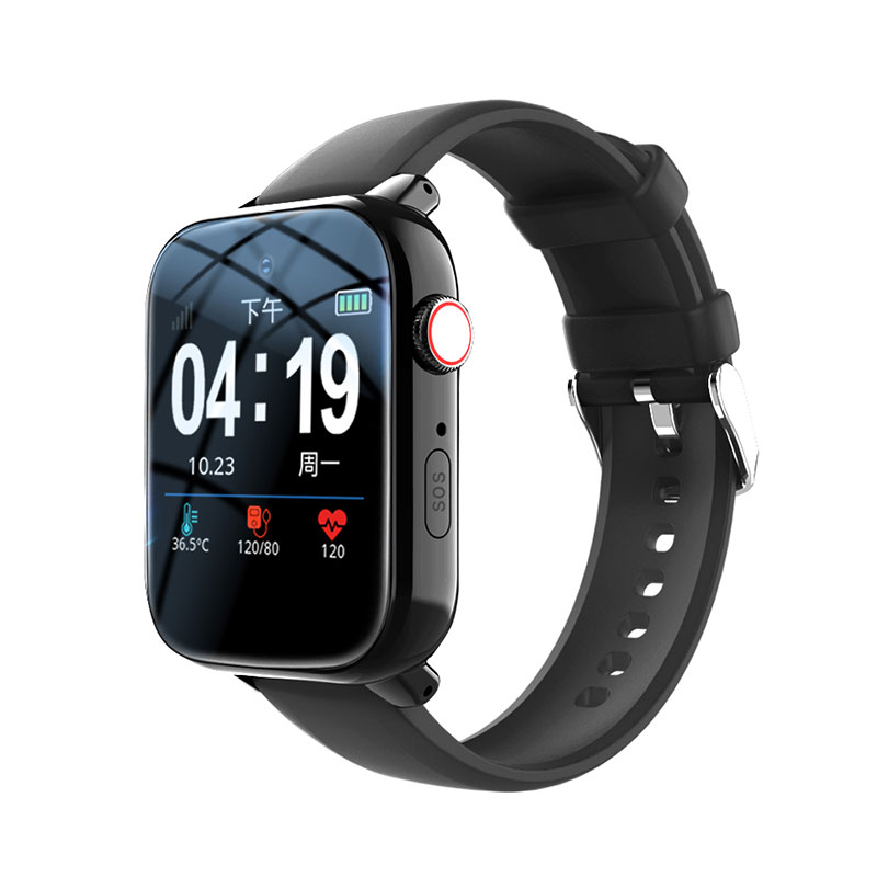 4G Big screen high-definition video call SOS one-key emergency calling IP67 waterproof healthcare wearable tracking smartwatch H17_1