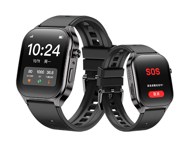 4G Smartwatch for Elderly People with GPS Curved 2.01 inches HD Screen Real-time Accurate Real-time Tracking & Health Monitoring BT01