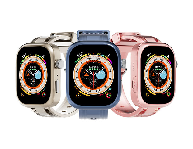 4G Kids Smartwatch with GPS Tracker Support Heart Rate Blood Oxygen Blood Pressure Rotating Camera AI Voice Assistant H01