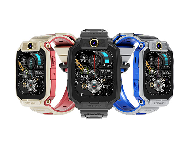 Children's GPS Tracker Watch 4G/3G/2G Cellular Network AI Assistant SOS Emergency and Video Call Multi-Mode Tracking Smartwatch H02