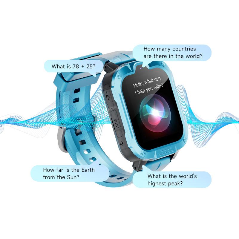 4G LTE Cellular GPS Tracking Smart Watch with1.83