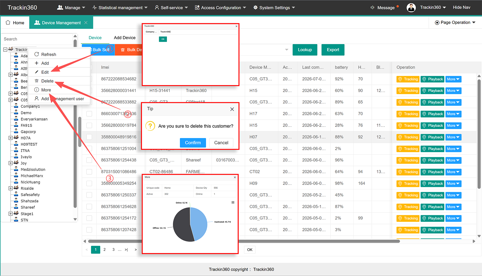 Trackin360 GPS tracking platform add sub account Trackin360 GPS tracking platform add sub account