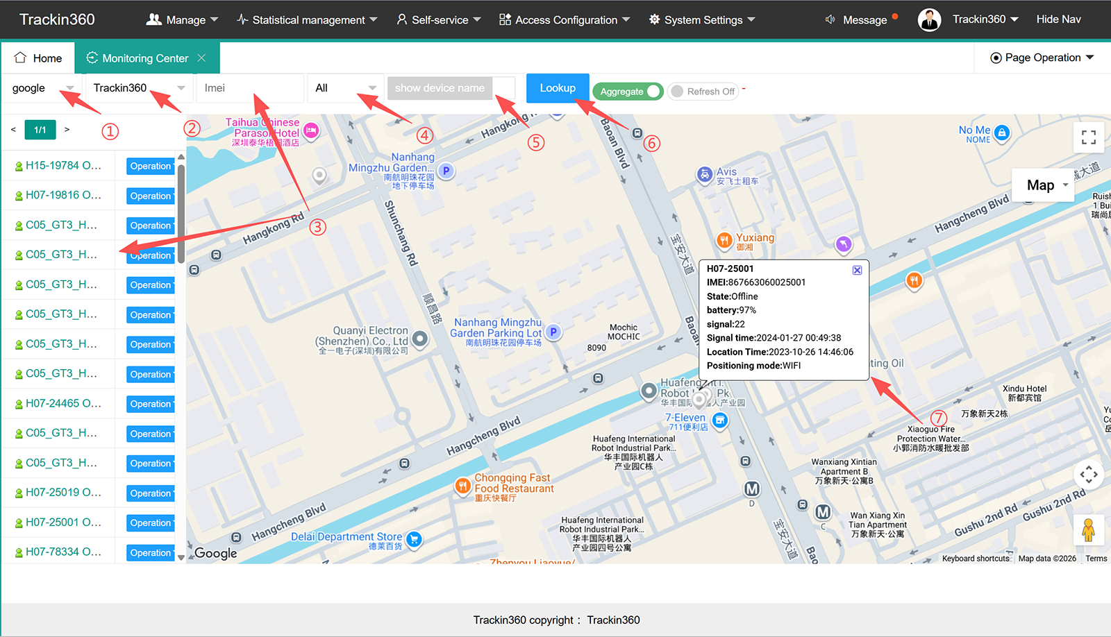Free Trackin360 GPS tracking platform center homepage Free Trackin360 GPS tracking platform center homepage