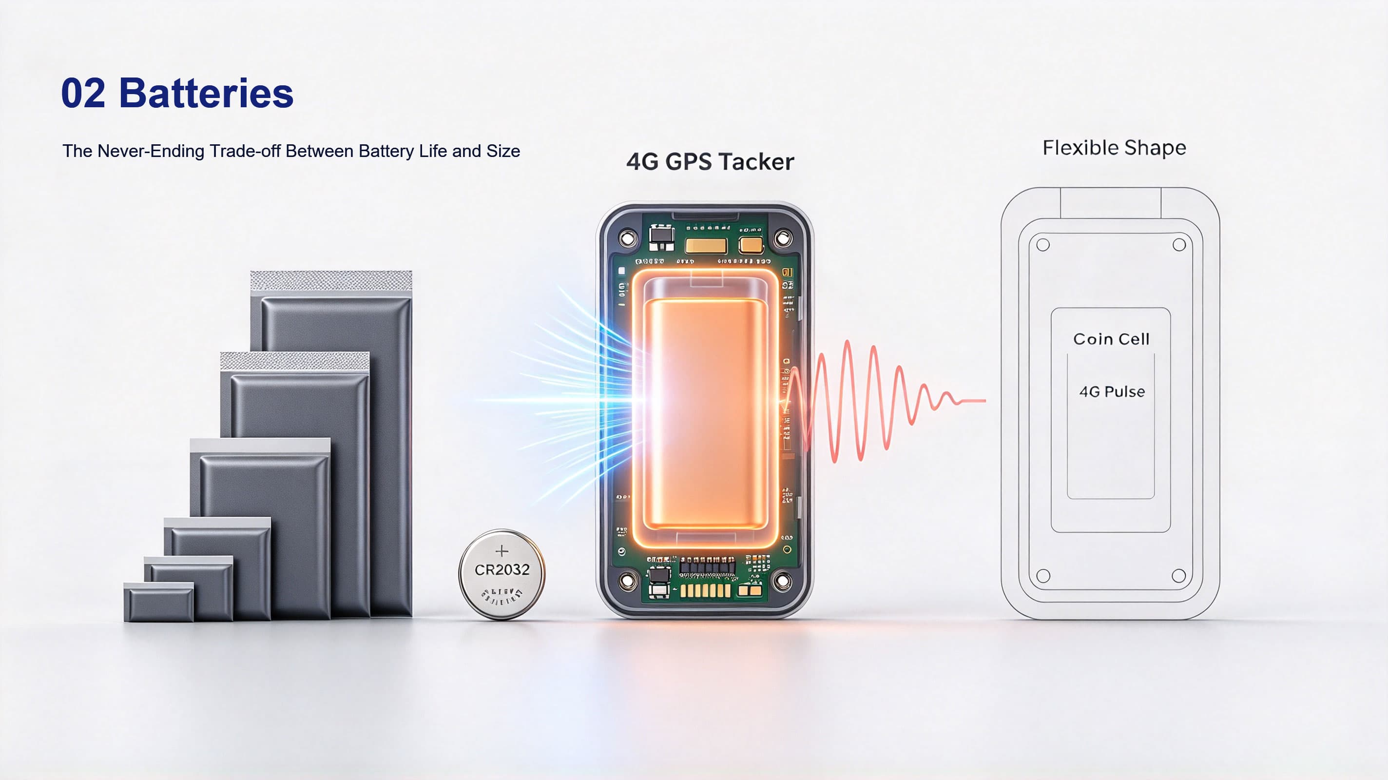 Battery is the key core affect how smallest a gps tracker can be Battery is the key core affect how smallest a gps tracker can be