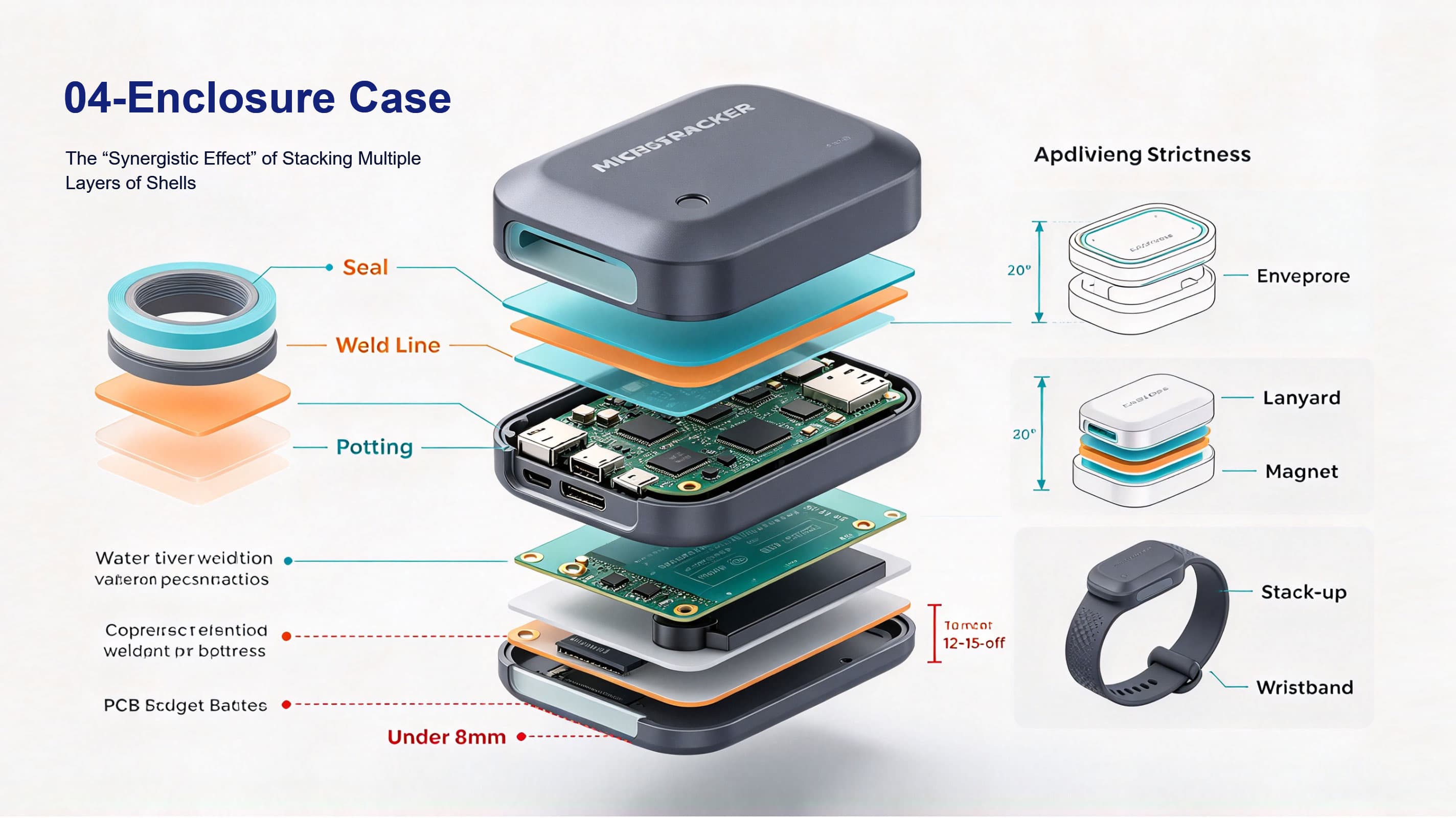 enclusore case cover is reason why can not make it smallest tracker enclusore case cover is reason why can not make it smallest tracker